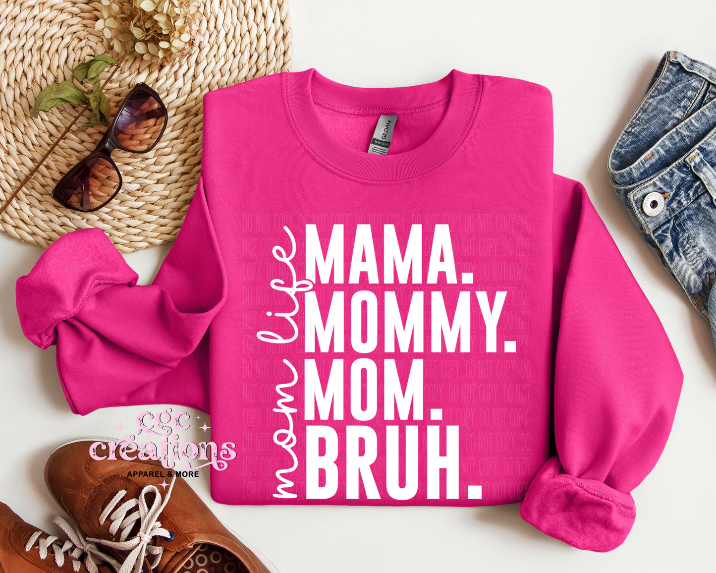 Mama Bruh Crewneck Sweatshirt