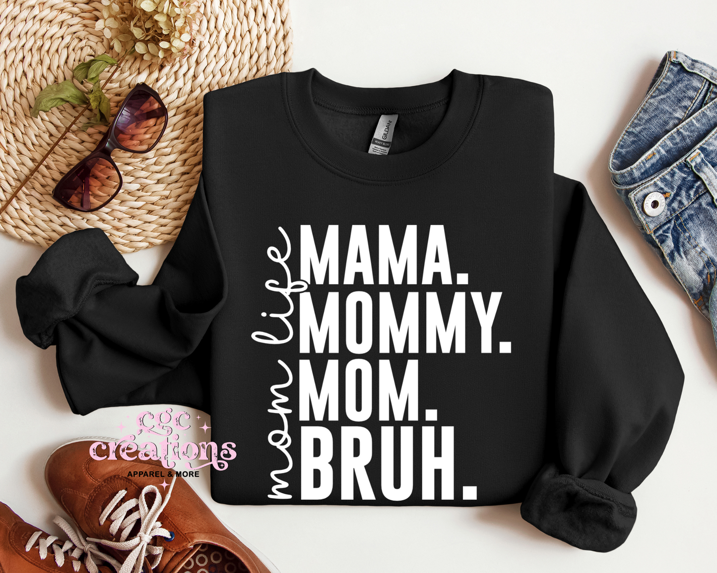 Mama Bruh Crewneck Sweatshirt