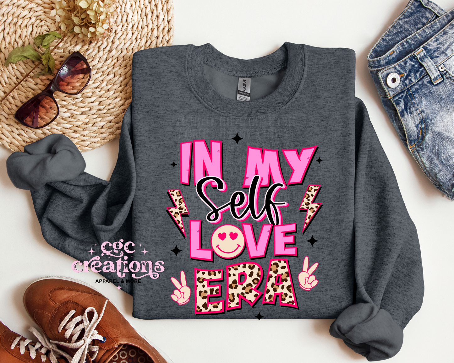 In My Self Love Era Crewneck Sweatshirt