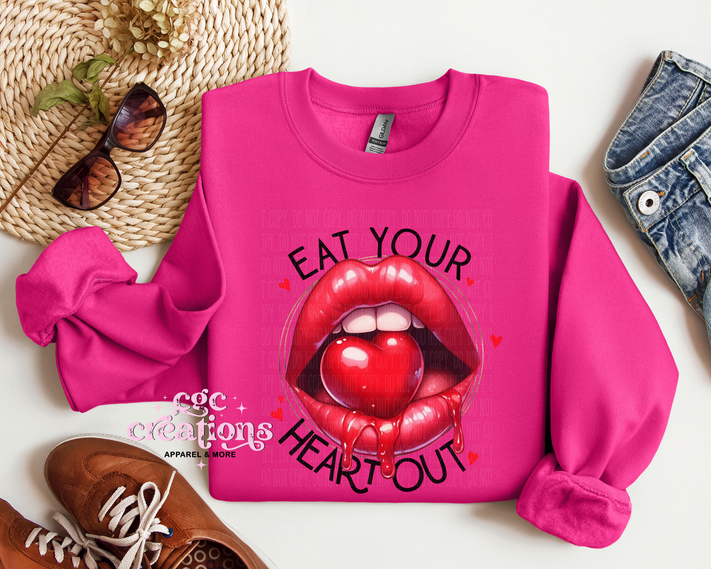 Eat Your Heart out Crewneck Sweatshirt