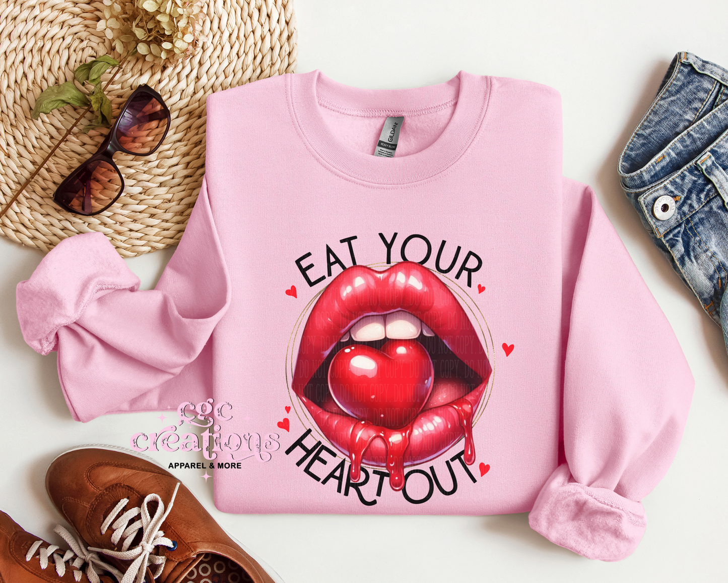 Eat Your Heart out Crewneck Sweatshirt