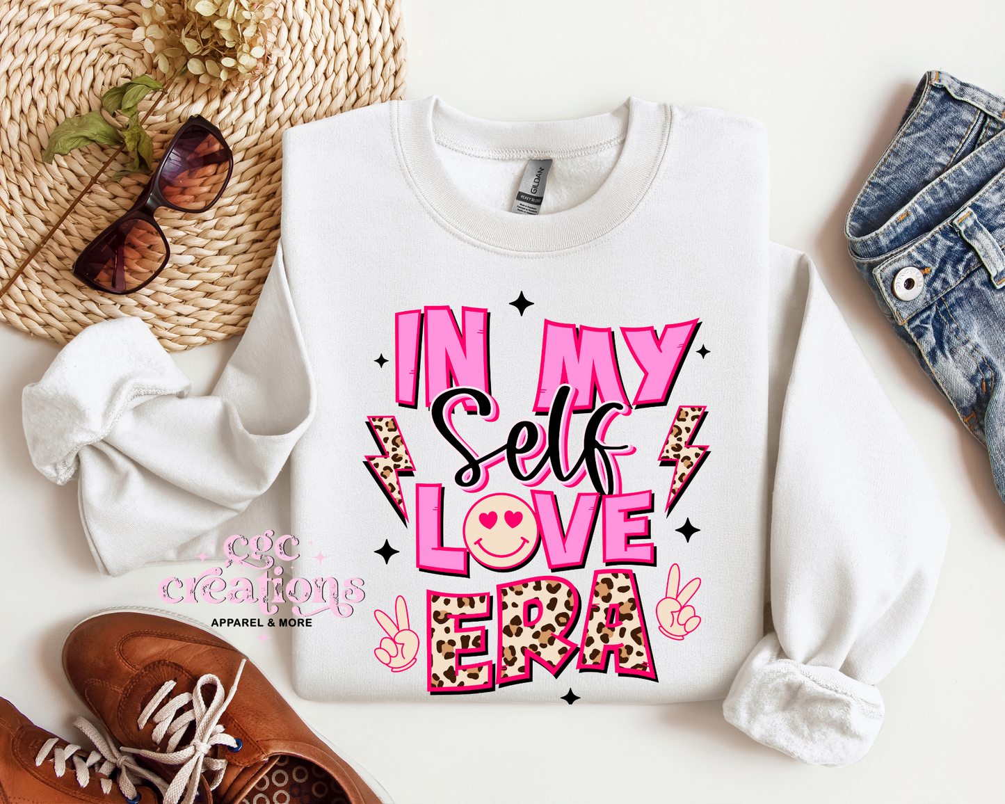 In My Self Love Era Crewneck Sweatshirt