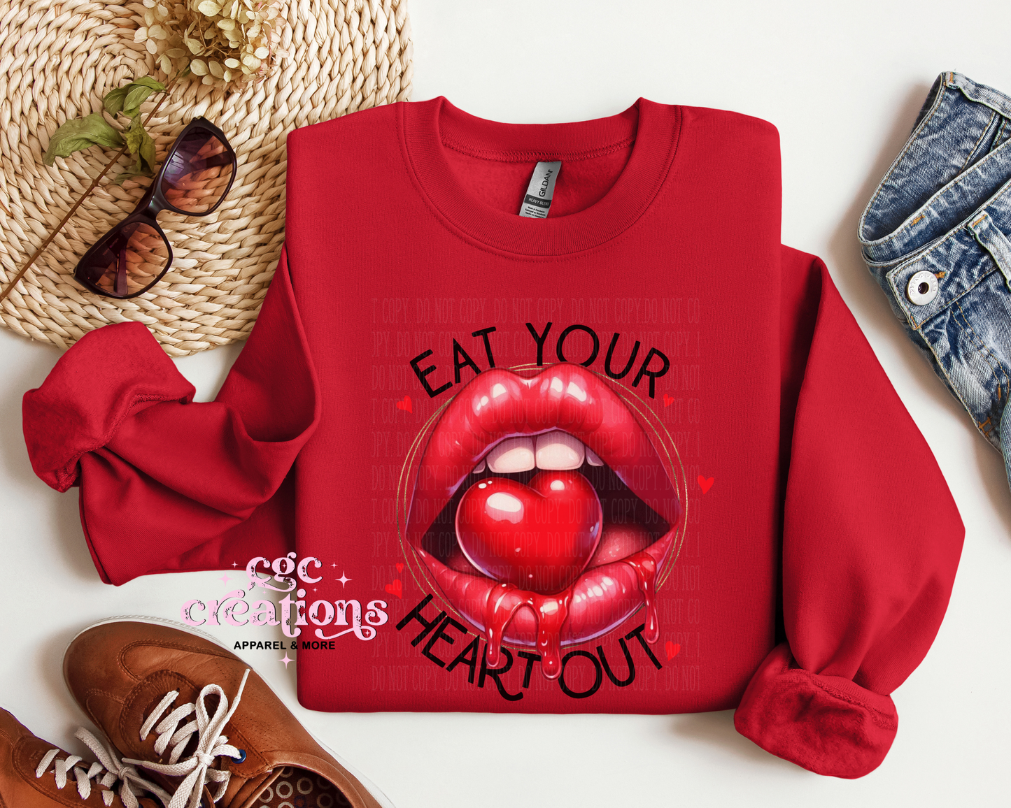 Eat Your Heart out Crewneck Sweatshirt