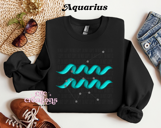 Zodiac Crewneck Sweatshirts