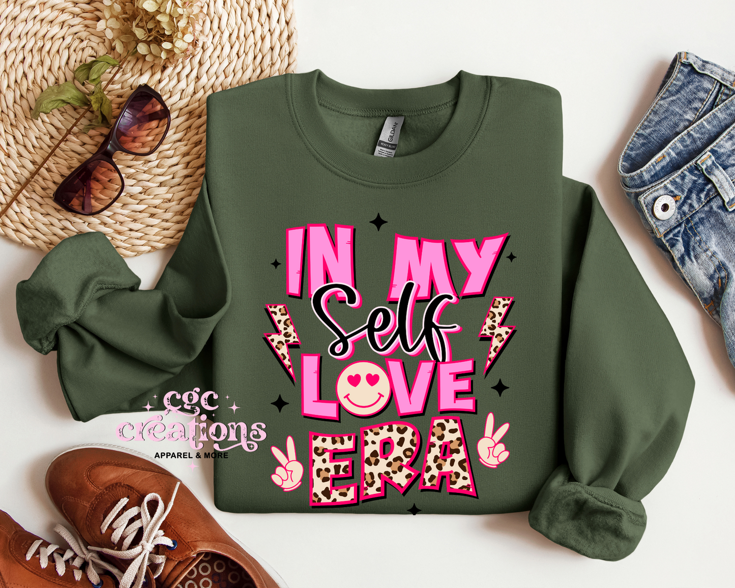 In My Self Love Era Crewneck Sweatshirt