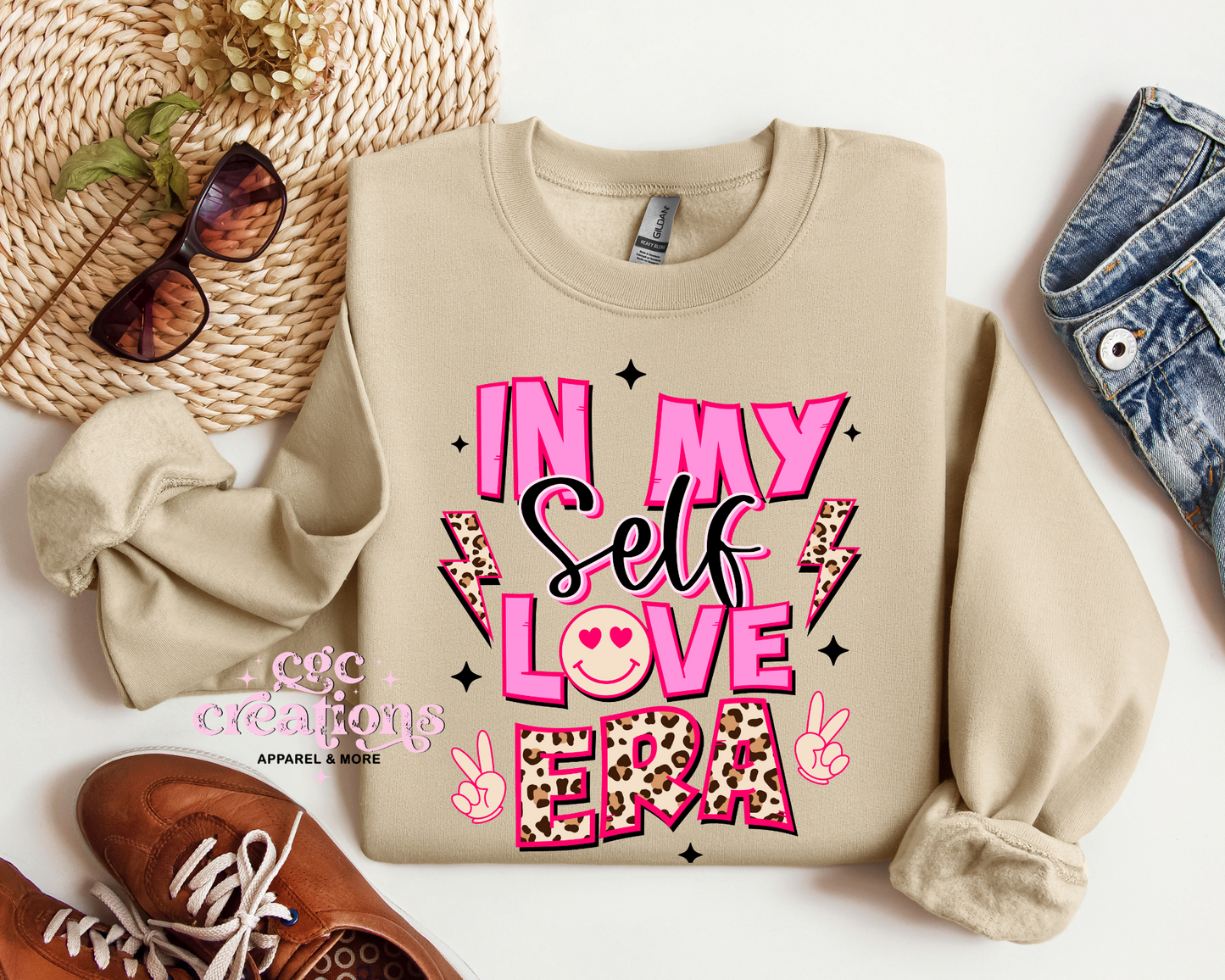 In My Self Love Era Crewneck Sweatshirt