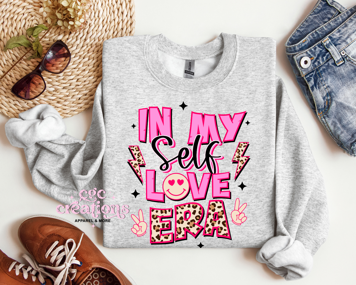 In My Self Love Era Crewneck Sweatshirt