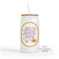 Silly Goose Juice 16oz Glass Cup With Lid