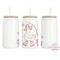 Silly Goose On The Loose 16oz Glass Cup With Lid