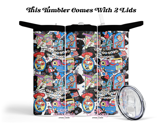 Space Ranger And Cowboy #3 20 oz Insulated Tumbler