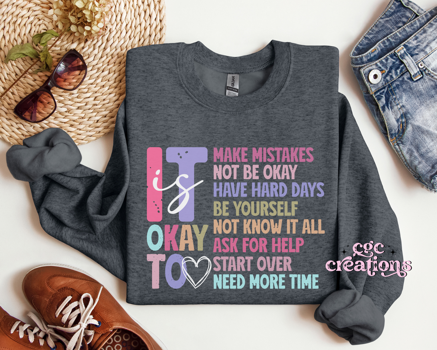 It Is Ok Crewneck Sweatshirt