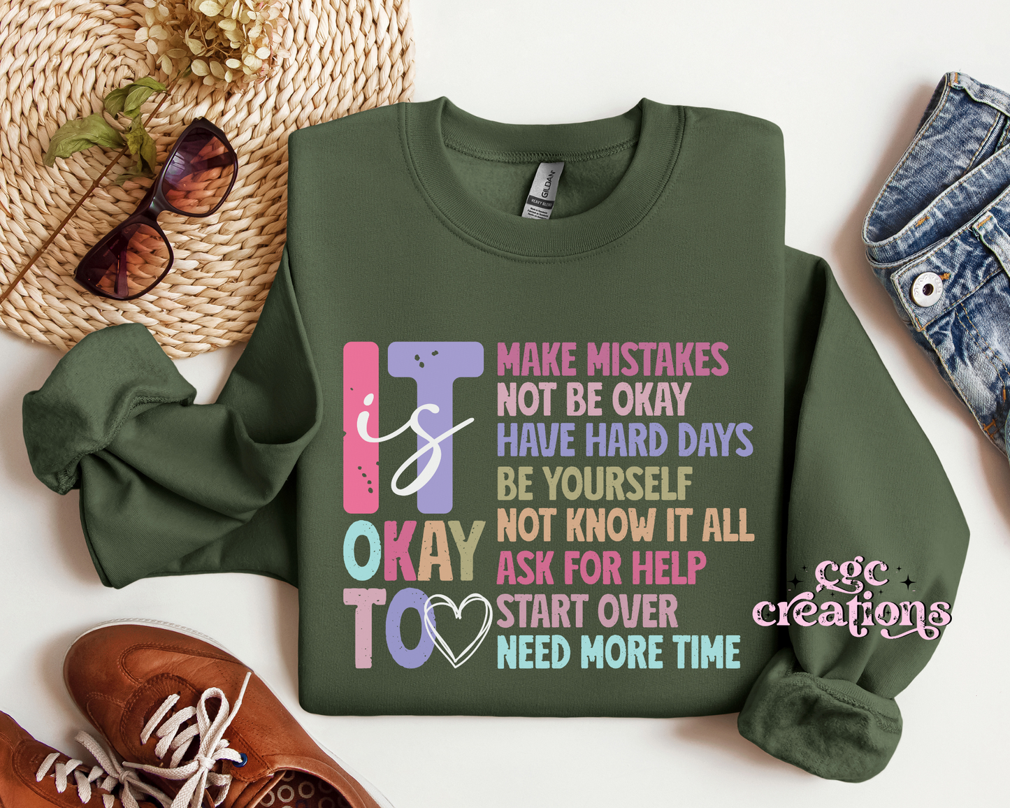 It Is Ok Crewneck Sweatshirt