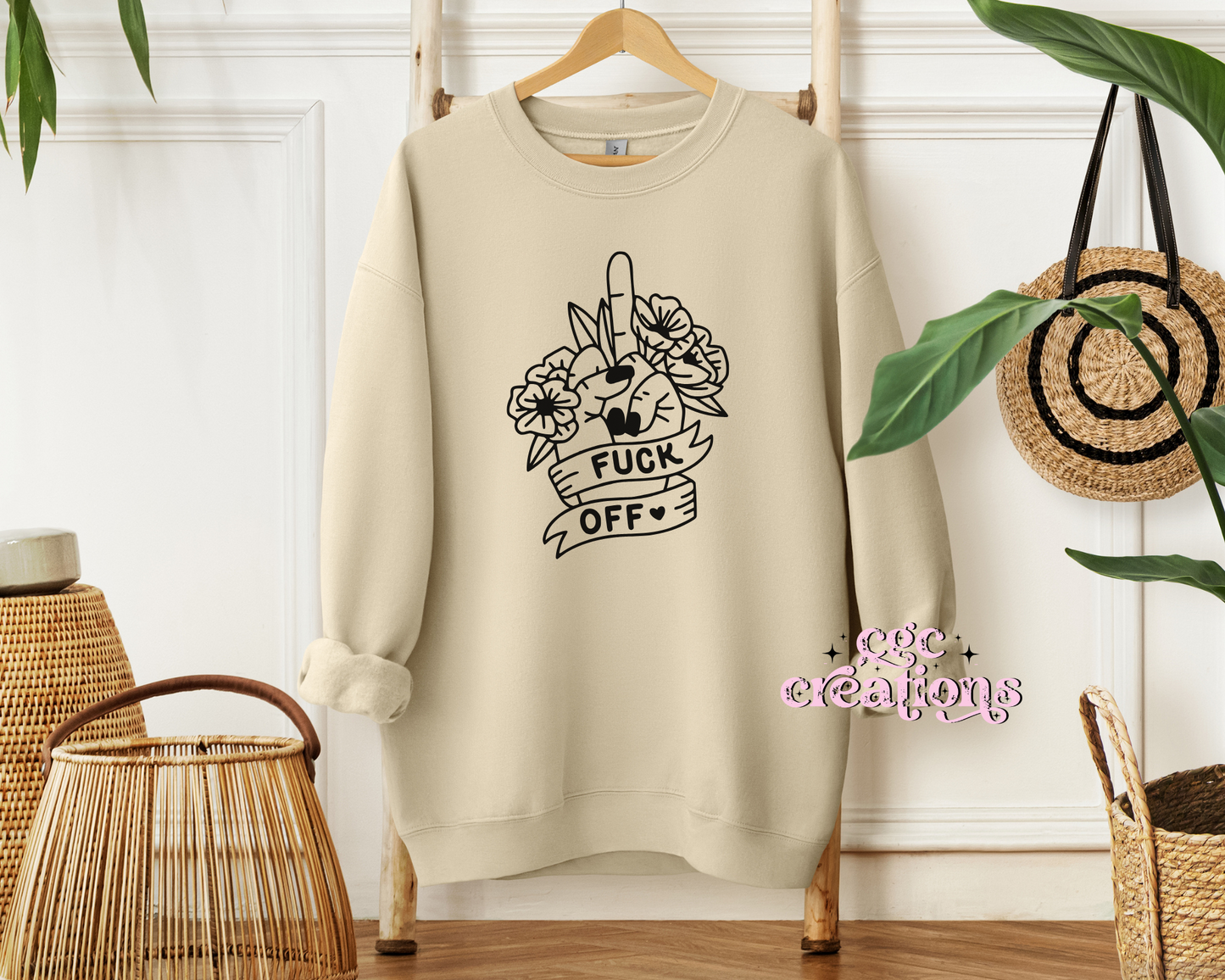 Fuck Off Crewneck Sweatshirt