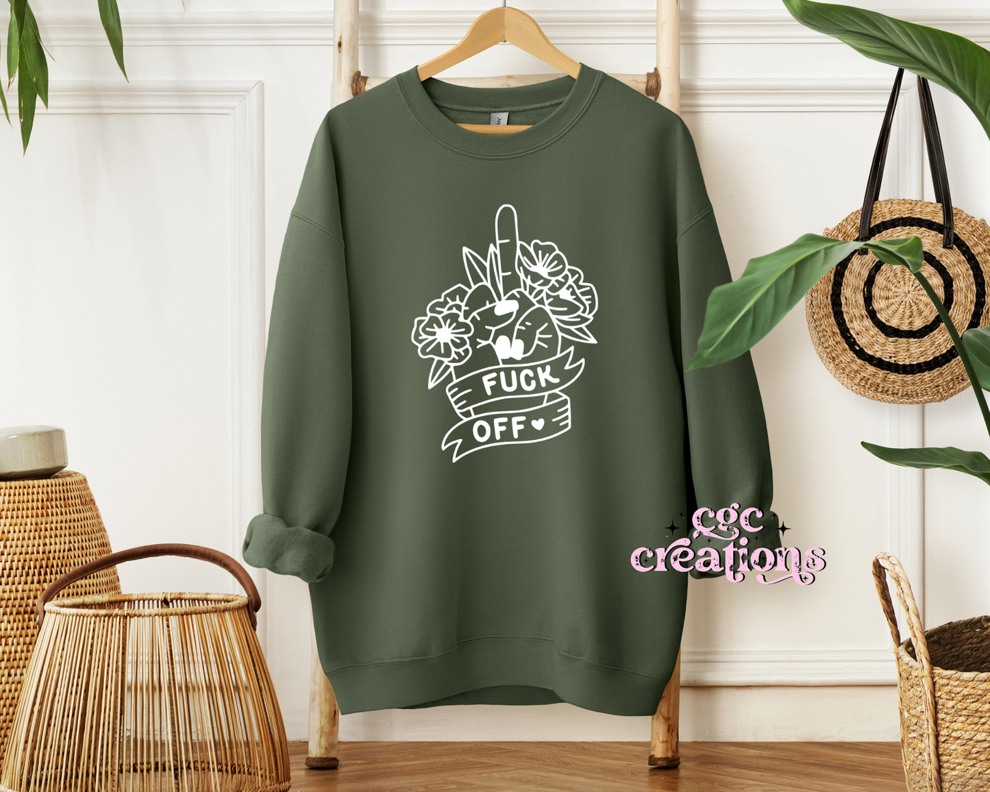 Fuck Off Crewneck Sweatshirt