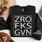 ZRO FKS GVN (Distressed Looking Image) Crewneck Sweatshirt