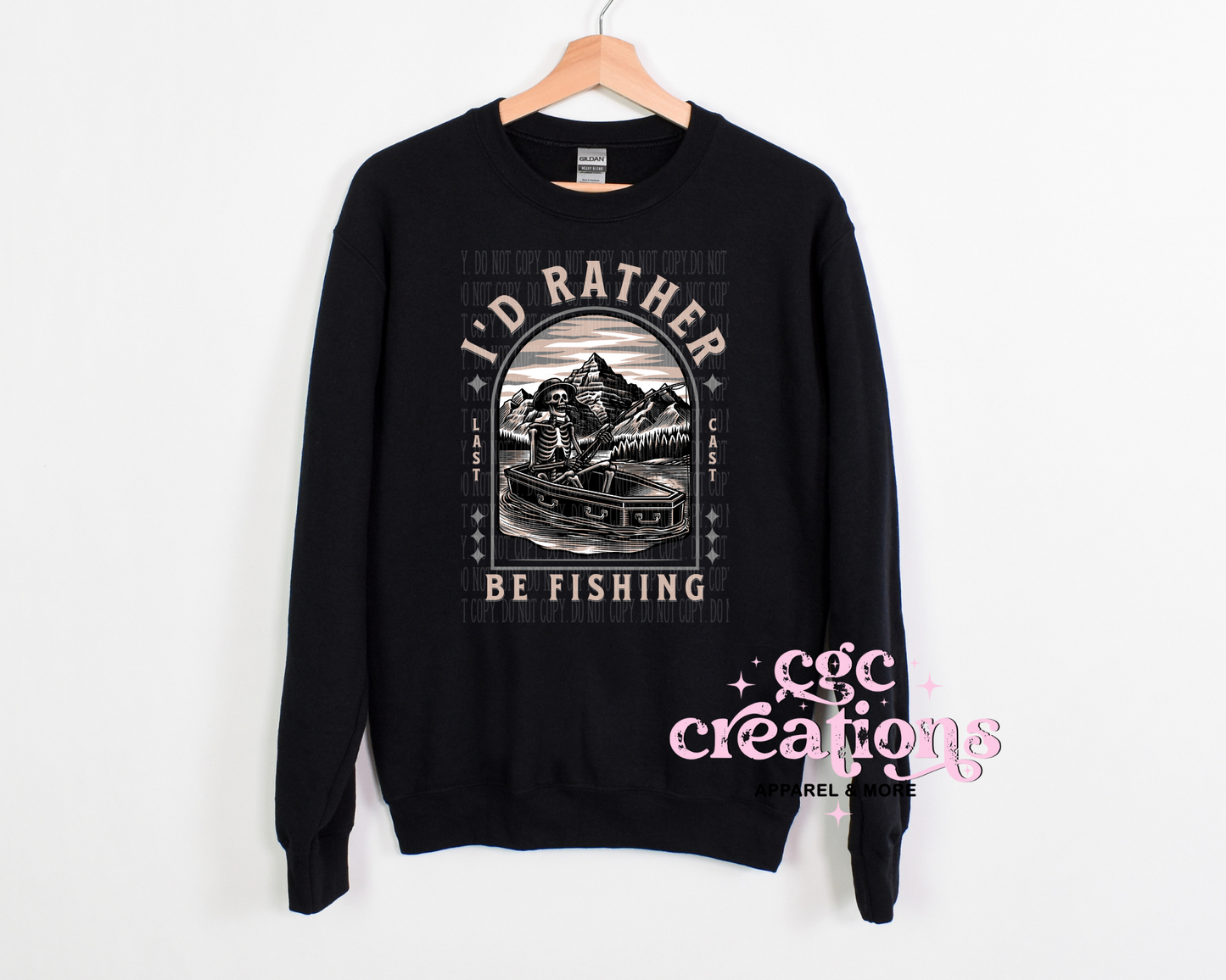 Rather Be Fishing Crewneck Sweatshirt