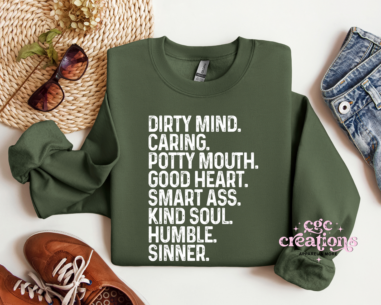 Dirty Mind etc. Crewneck Sweatshirt