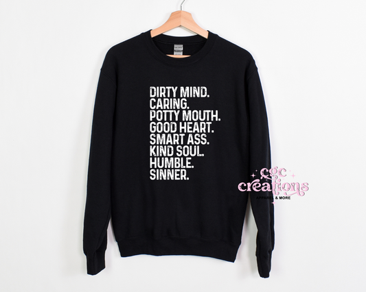 Dirty Mind etc. Crewneck Sweatshirt