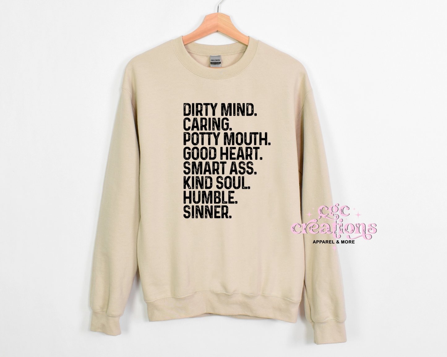 Dirty Mind etc. Crewneck Sweatshirt