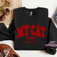 My Cat Is My Valentine Crewneck Sweatshirt