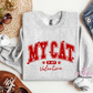 My Cat Is My Valentine Crewneck Sweatshirt
