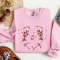 Dancing Skeletons Valentine Crewneck Sweatshirt