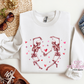 Dancing Skeletons Valentine Crewneck Sweatshirt