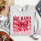 Dog Mama Valentines Crewneck Sweatshirt