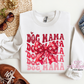 Dog Mama Valentines Crewneck Sweatshirt