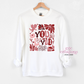 You Are Loved With Cupid Crewneck Sweatshirt