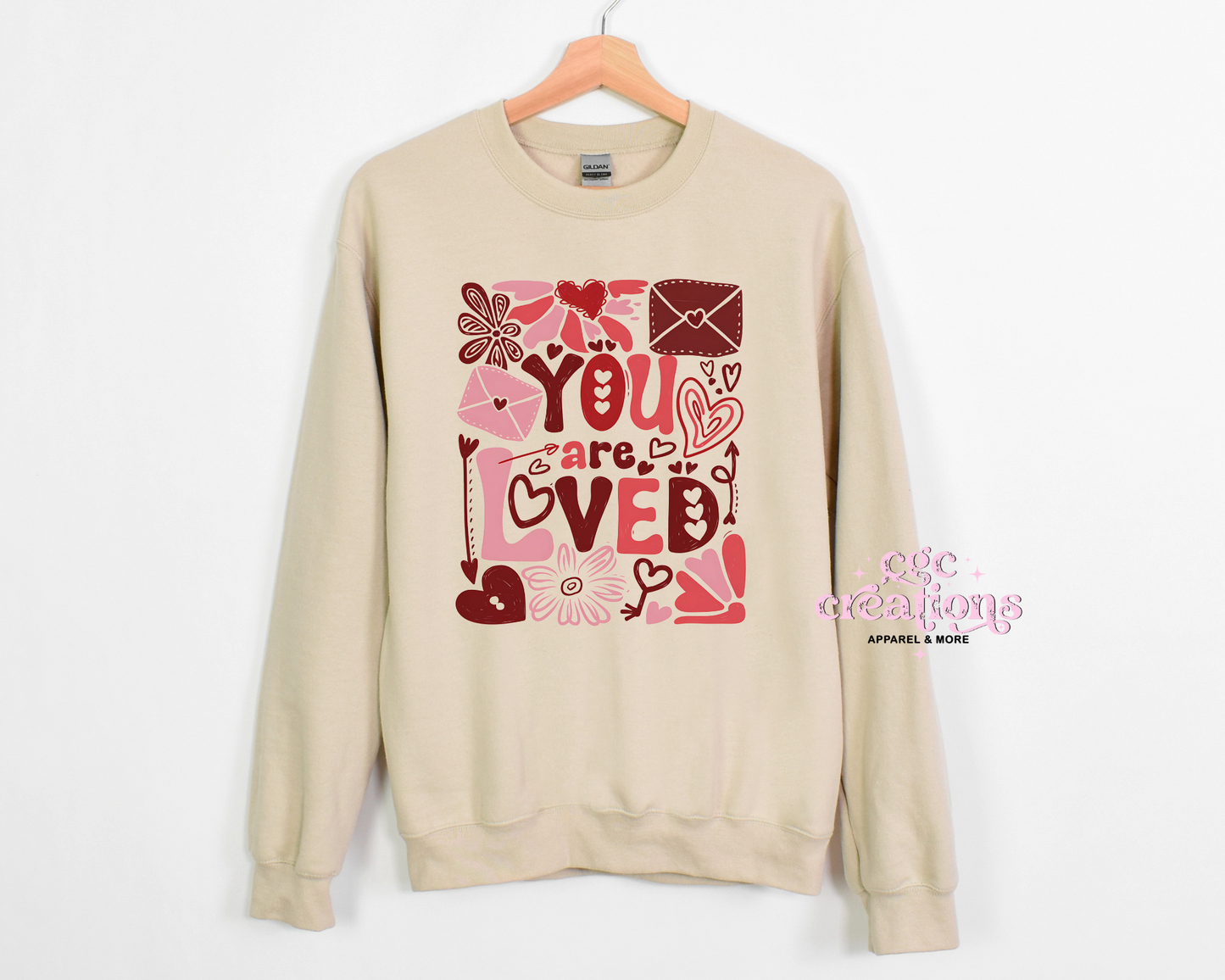 You Are Loved Crewneck Sweatshirt