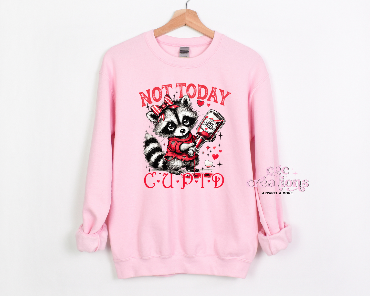 Not Today Cupid Crewneck Sweatshirt