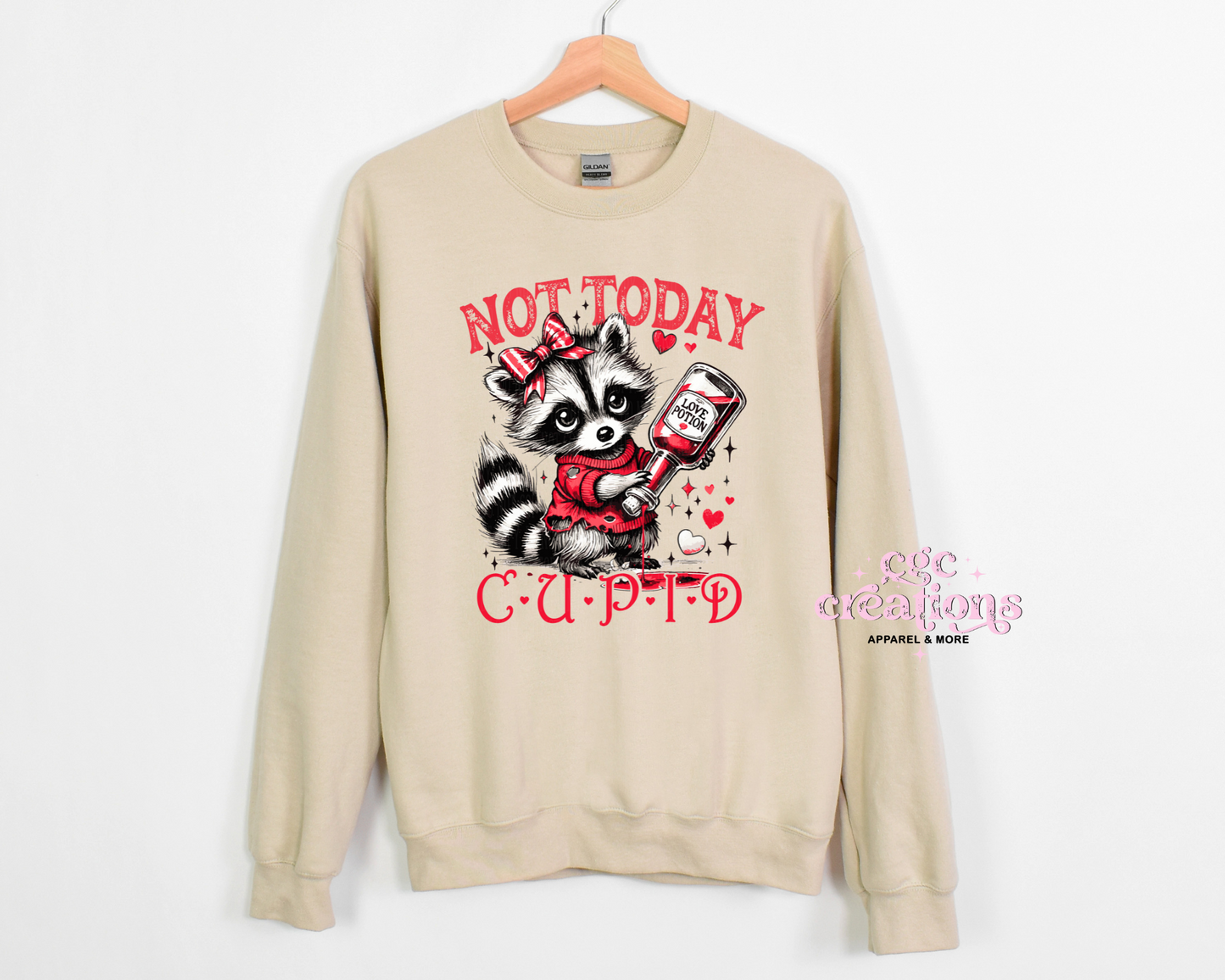 Not Today Cupid Crewneck Sweatshirt