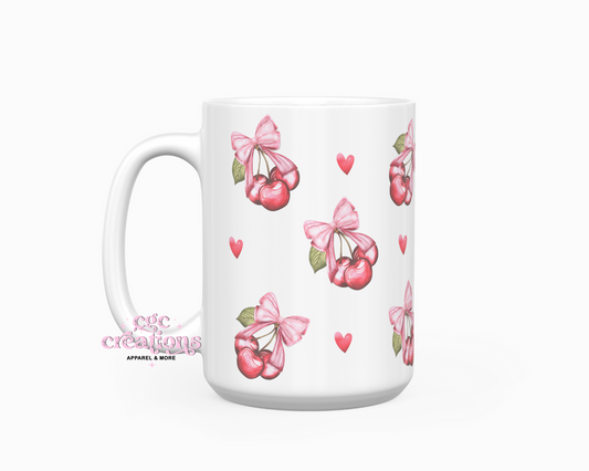 Cherry Coquette 15oz Coffee Mug