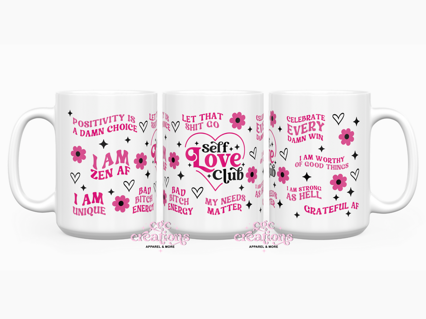 Self Love Club 15oz Coffee Mug