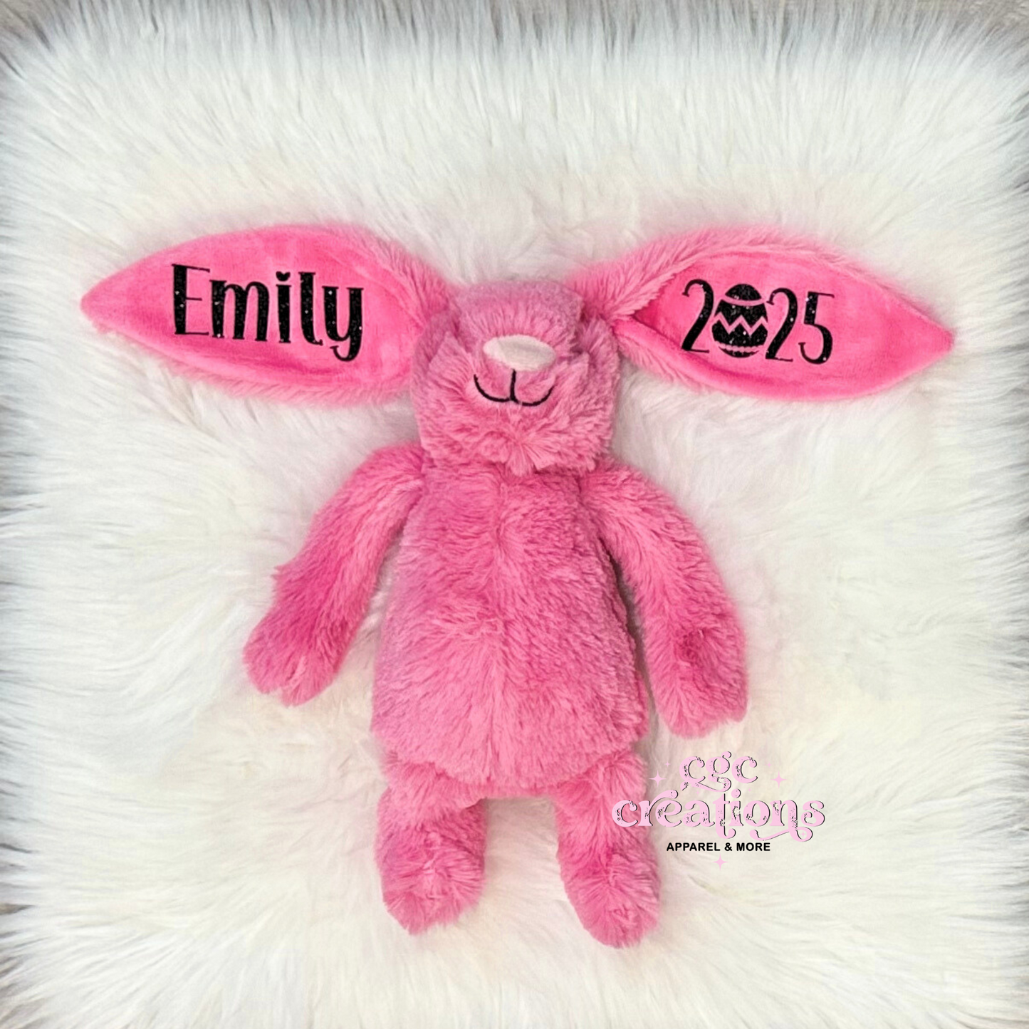 Personalized Plush Easter Bunny