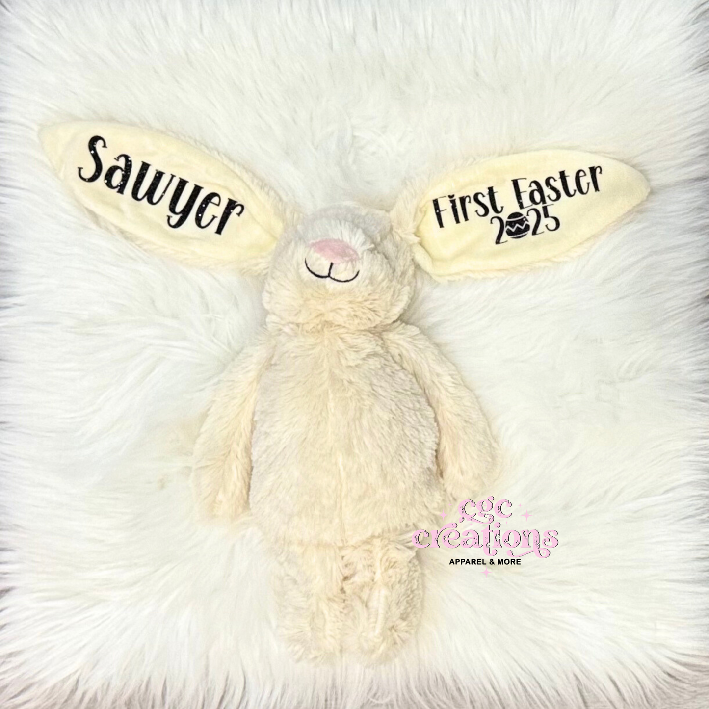 Personalized Plush Easter Bunny