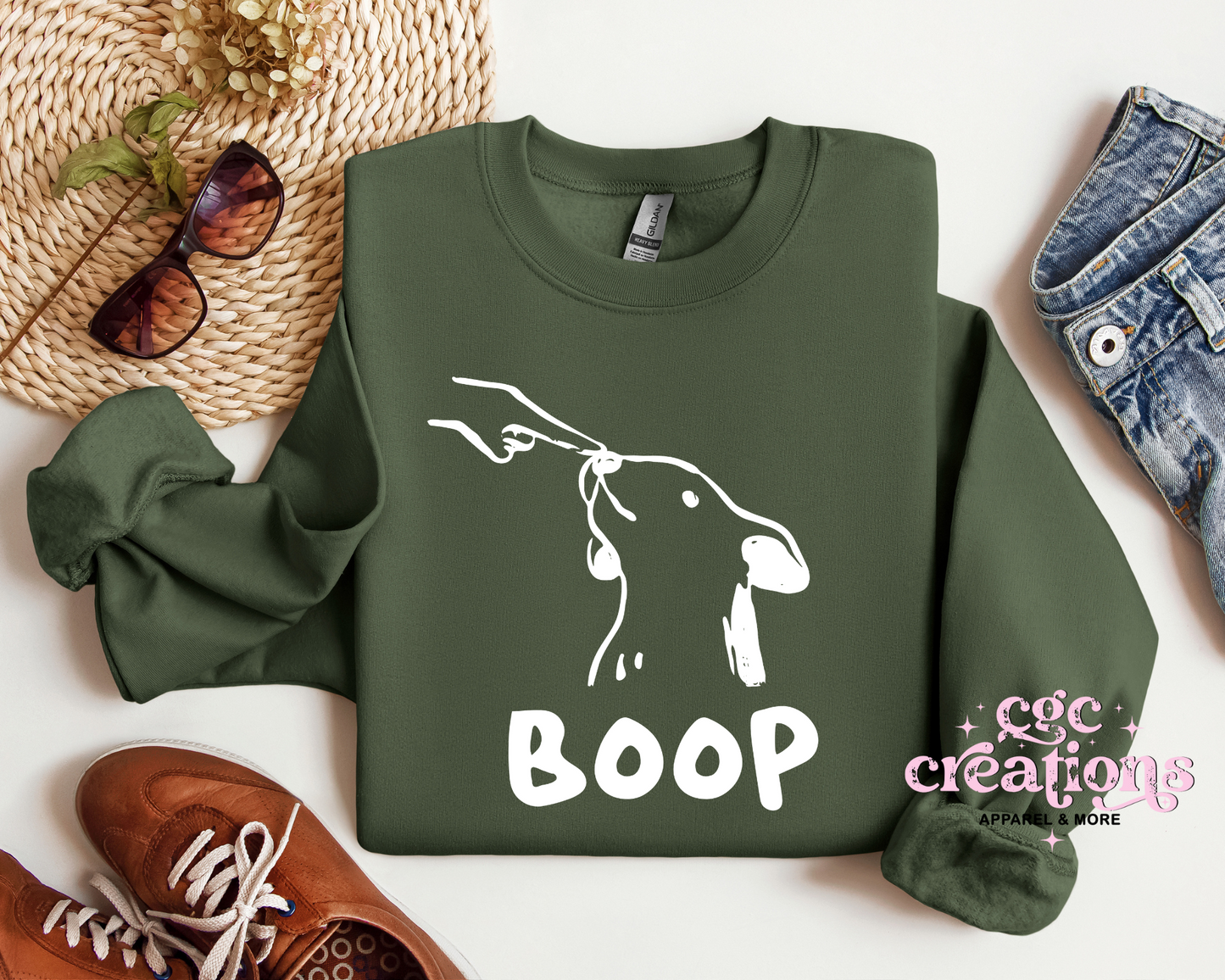 Boop (Dog) Crewneck Sweatshirt