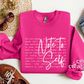 Note To Self Crewneck Sweatshirt