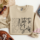 Note To Self Crewneck Sweatshirt