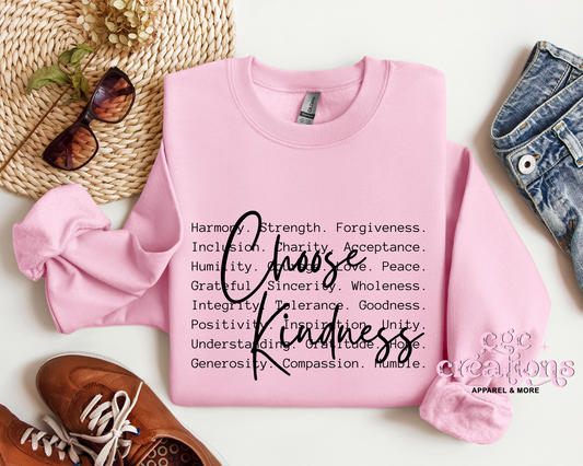 Choose Kindness Definition Crewneck Sweatshirt