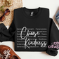 Choose Kindness Definition Crewneck Sweatshirt