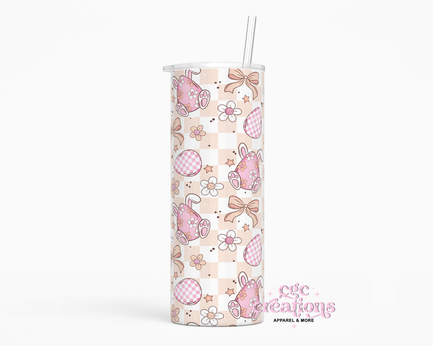 Cute Retro Easter 20oz Insulated Tumbler