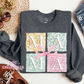Patchwork Mama Crewneck Sweatshirt