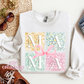 Patchwork Mama Crewneck Sweatshirt