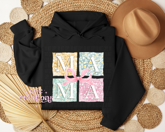 Mama Patchwork Hoodie