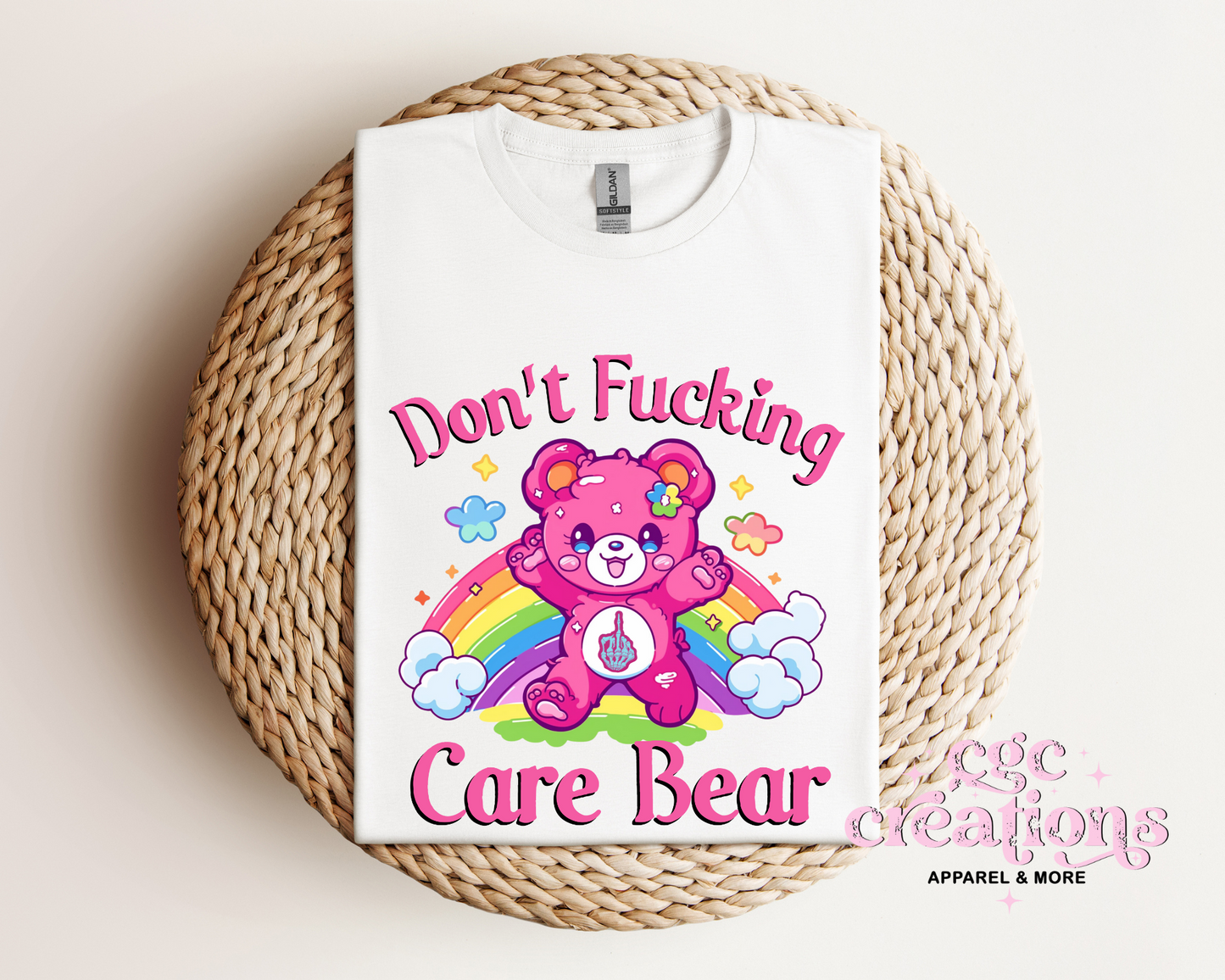Don't Fucking Care Bear T-Shirt