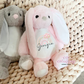 Personalized Rainbow (balloons) Plush Bunny