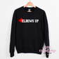 Elbows Up (DISTRESSED FONT) Crewneck Sweatshirt