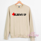Elbows Up (DISTRESSED FONT) Crewneck Sweatshirt